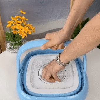 Portable Mini Folding Washing and Spin Dryer Machine (Free home delivery)